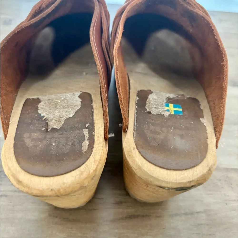 Free People x MIA Elsa Brown Leather Mules - Picture 14 of 16